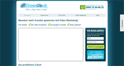 Desktop Screenshot of firmenclip.de
